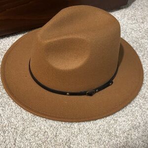 Classic Brown Fedora Hat